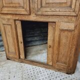 Antique cabinet door furniture panel oak 19th century 140x193cm