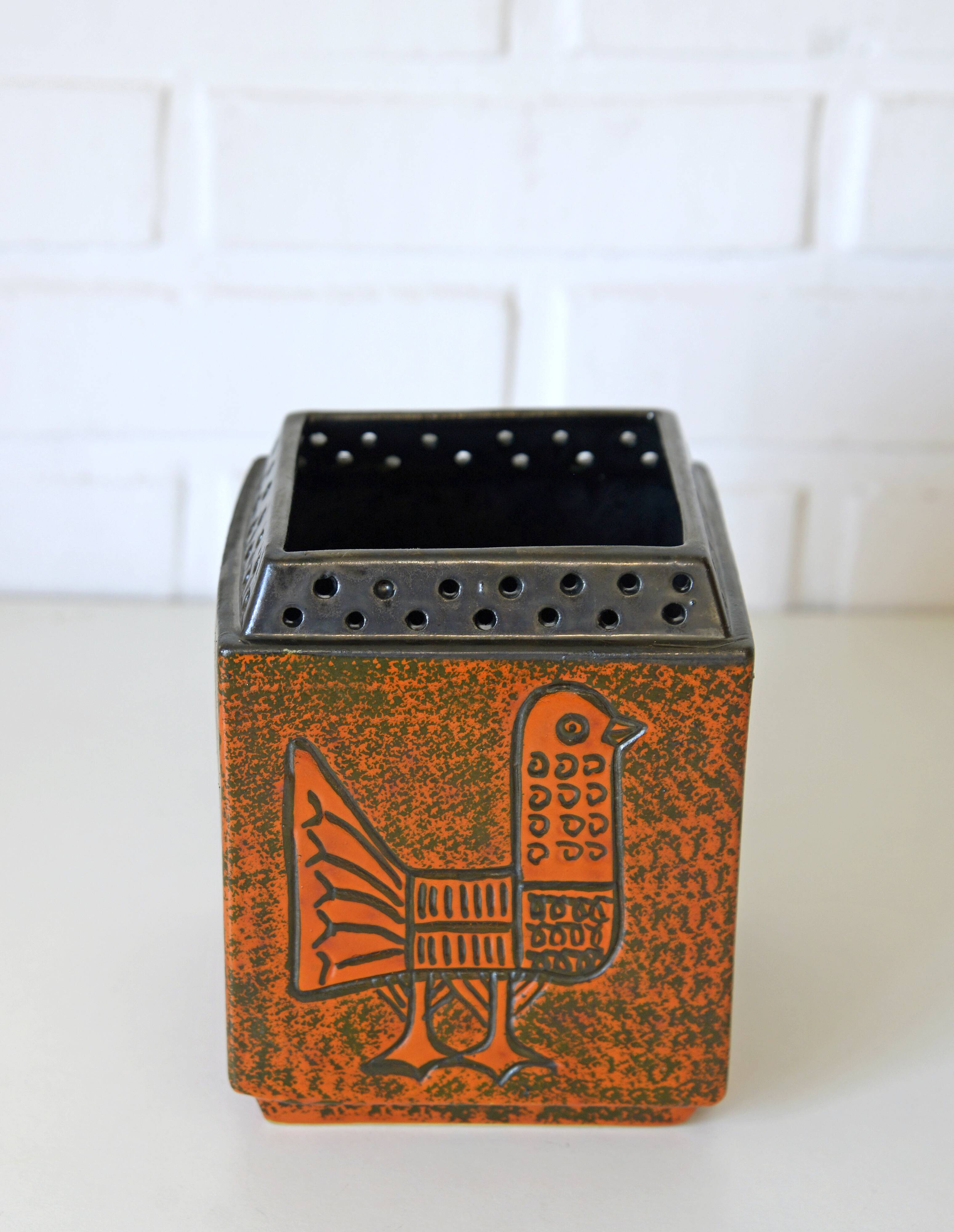 Vase en céramique Tófej Ceramic, Hongrie années 1960