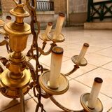 Bronze chandelier with 12 candles