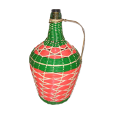 Bouteille scoubidou datant des années 1960/1970