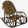 Rattan and cane rocking chair from the 1980s.