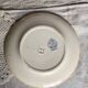 Antique flat plate, ironstone, Boulenger, Choisy-le-Roi "Parmentier"