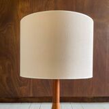 Vintage teak table lamp, edited by Kirk, Denmark, 1960s