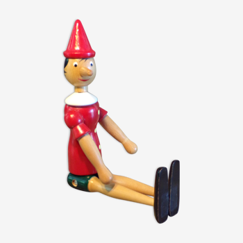 Pinocchio articulé en bois 38 cm