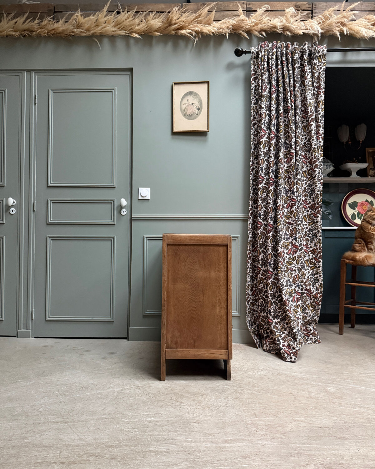 Art Deco oak commode (renovated)