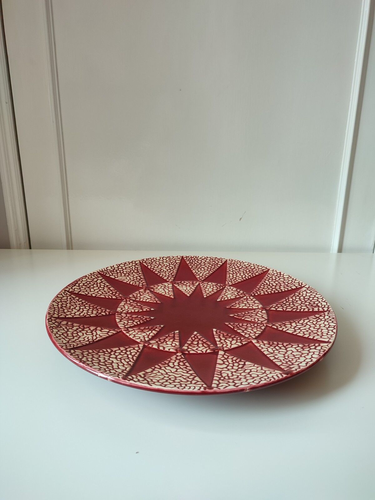 Plat céramique art déco