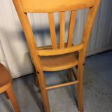 2 wooden bistro chairs Thonet