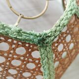 Vintage cane lampshade