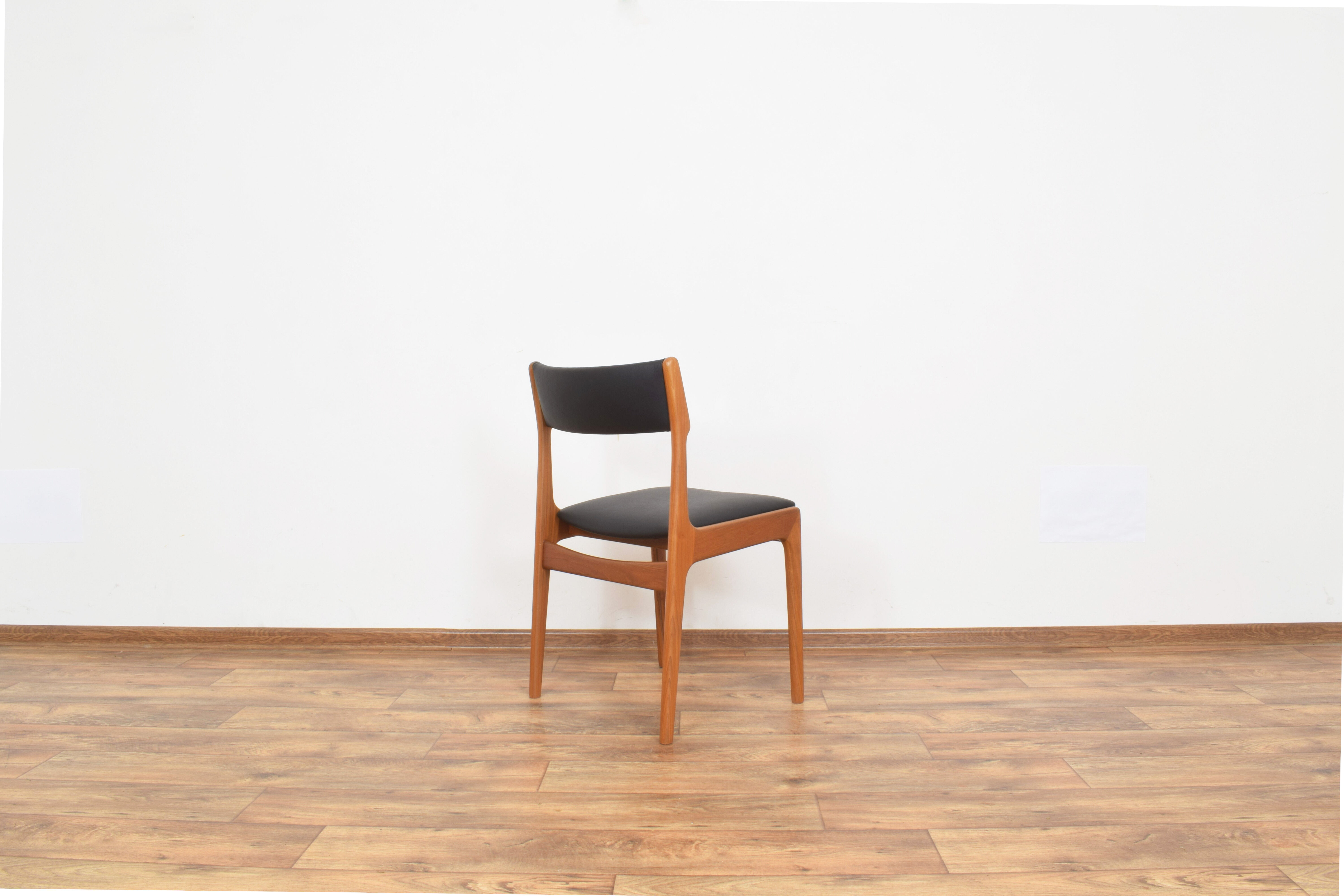 4 mid-century danish teak dining chairs from korup stolefabrik, 1960s