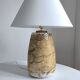 Lampe en faience vintage 1960
