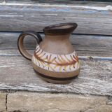 Old Quimper Keraluc terracotta pitcher