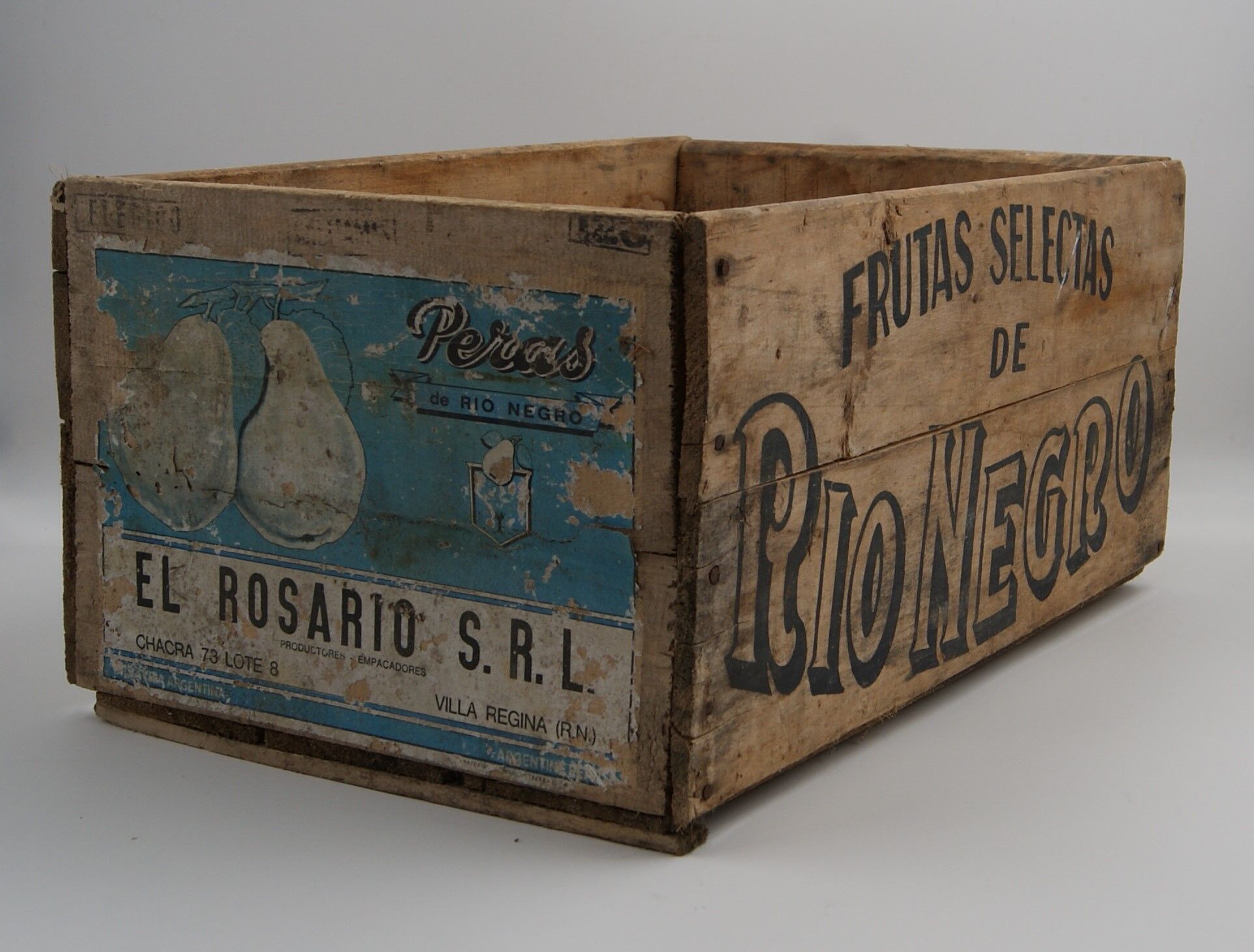 Vintage fruit wood box
