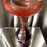 Soliflore vase in multicolor glass paste