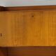 Vintage secretaire with bookcase, 1950s