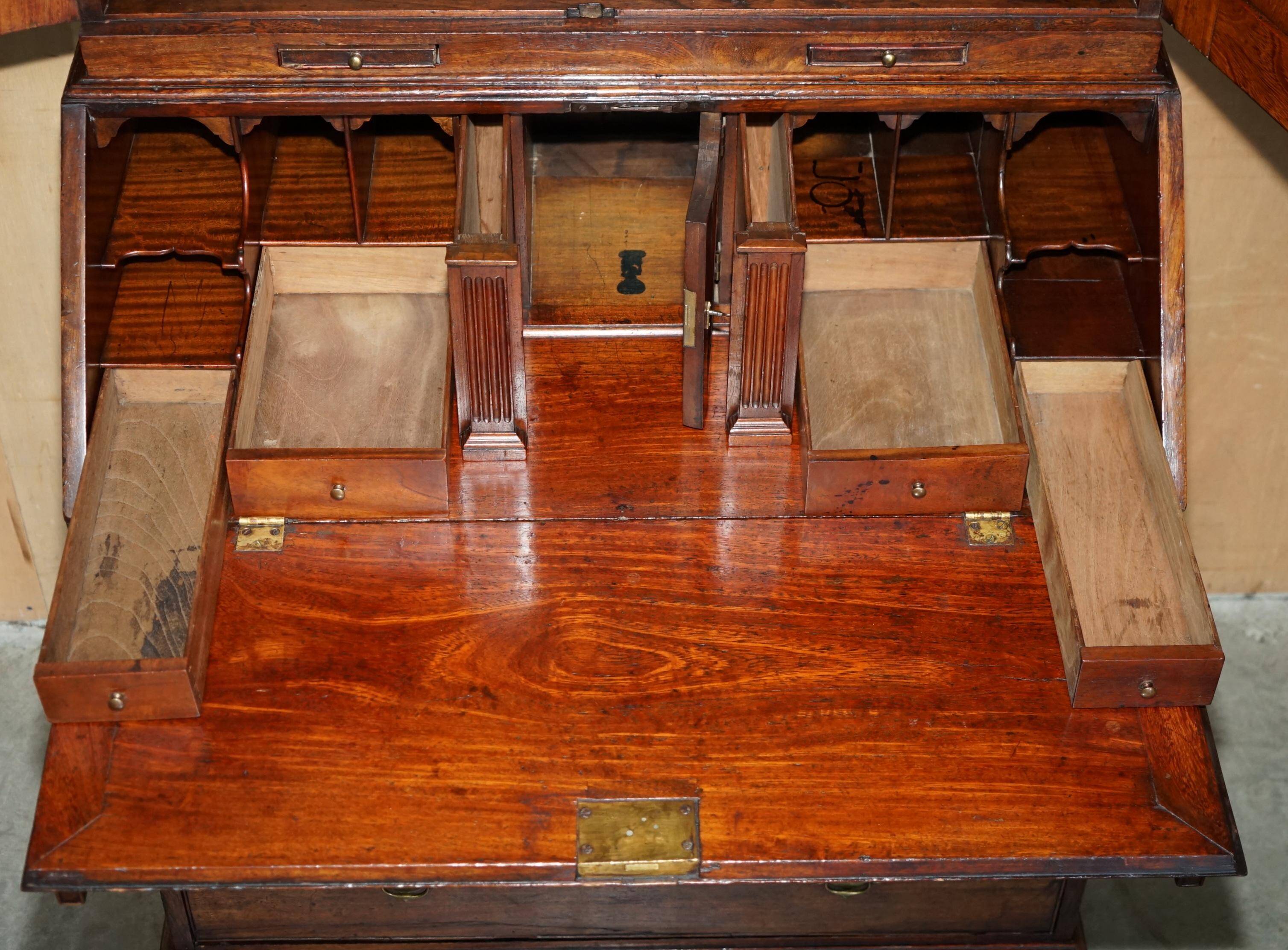 Colonial camphor wood library desk, George III period circa 1760.