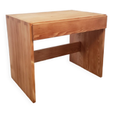Solid pine desk - Maison Regain, Savoie model, 1960s