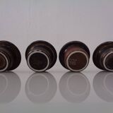 Russian Egg Cups by Ulla Procope for Arabia, 1960s, Set of 4