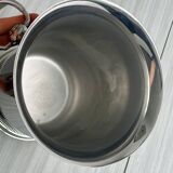 Silver metal champagne bucket