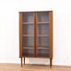 Bibliothèque vitrée scandinave en bois, années 1960