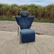 vintage memphis style Skipper relax chair Bonaldo 1980s postmodern