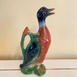 Vintage ceramic duck pitcher