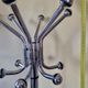 Vintage chrome metal coat rack, 70s-80s