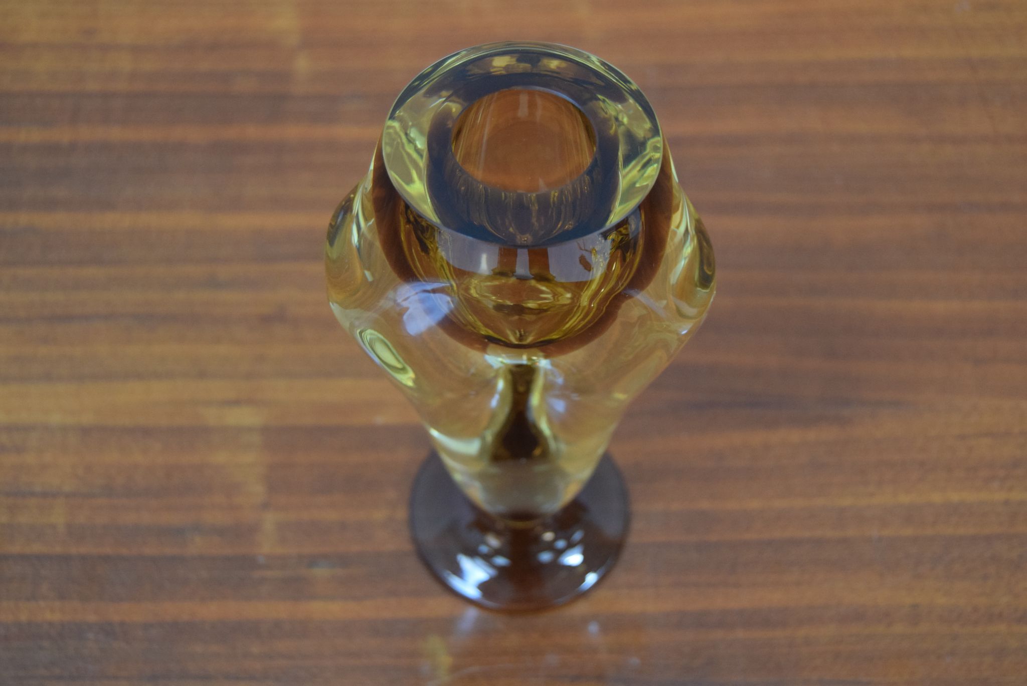 Mid-century Art Glass Vase,Chribska,1960's.