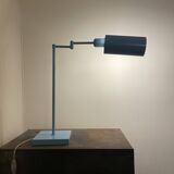 Blue metal lamp