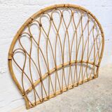 Vintage rattan headboard - single