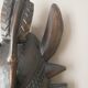 Vintage African Art wooden wall mask handcrafted tribal ethnic decorative object