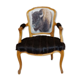 Armchair Louis XV bison