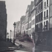 Rémy Duval – Rue de l'Île Saint-Louis, photoengraving from 1946 – Framed under glass