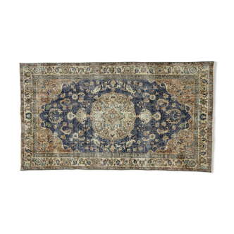 Anatolian handmade vintage rug 203 cm x 93 cm