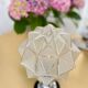 Lampe art déco, globe en forme d'étoile