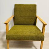 Fauteuil de salon du milieu du siècle de Tchécoslovaquie des années 1970