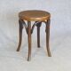 Low bistro stool by Mundus circa 1910 art nouveau.