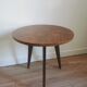 Table tripode vintage en bois des années 60