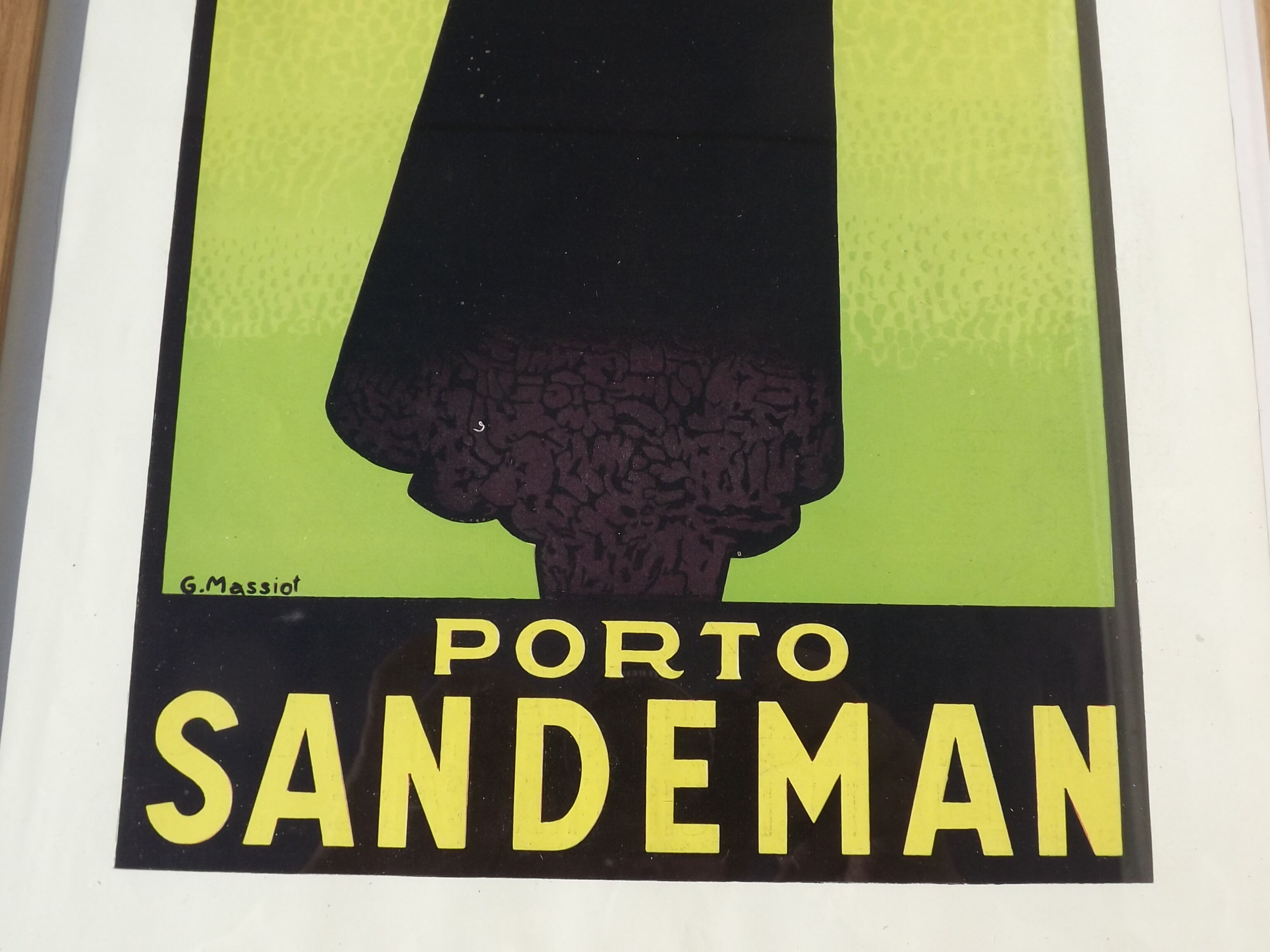 Affiche pub papier Porto Sandeman 1929