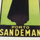 Affiche pub papier Porto Sandeman 1929