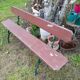 Banc de jardin en fonte 1900