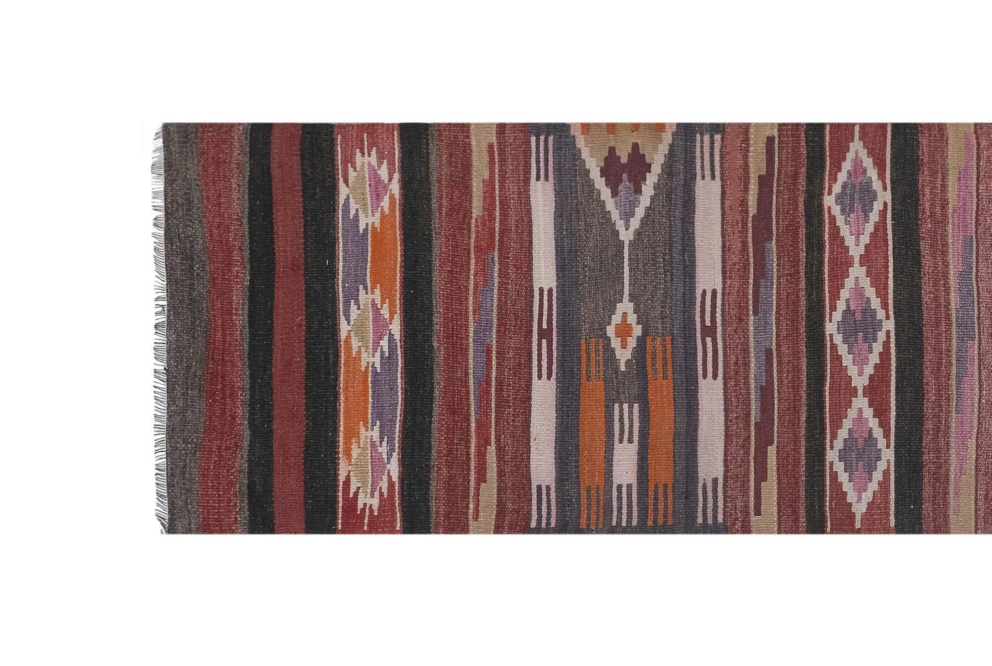 Vintage Turkish hallway rug 78x320 cm