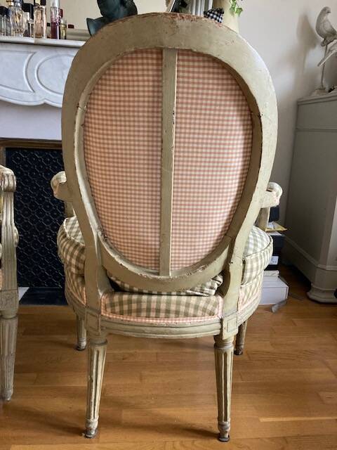 Authentic louis xv armchair pair
