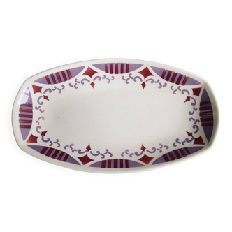 Moulin des loups earthenware dish, Madeleine model