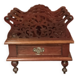 Wooden magazine rack