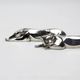 Pair of Art Deco knife rests - dog & cat - Gallia Christofle 1930
