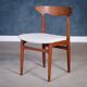 Vintage Teak Dining Chairs from Slagelse Møbelfabrik, Denmark, 1960s, Set of 6