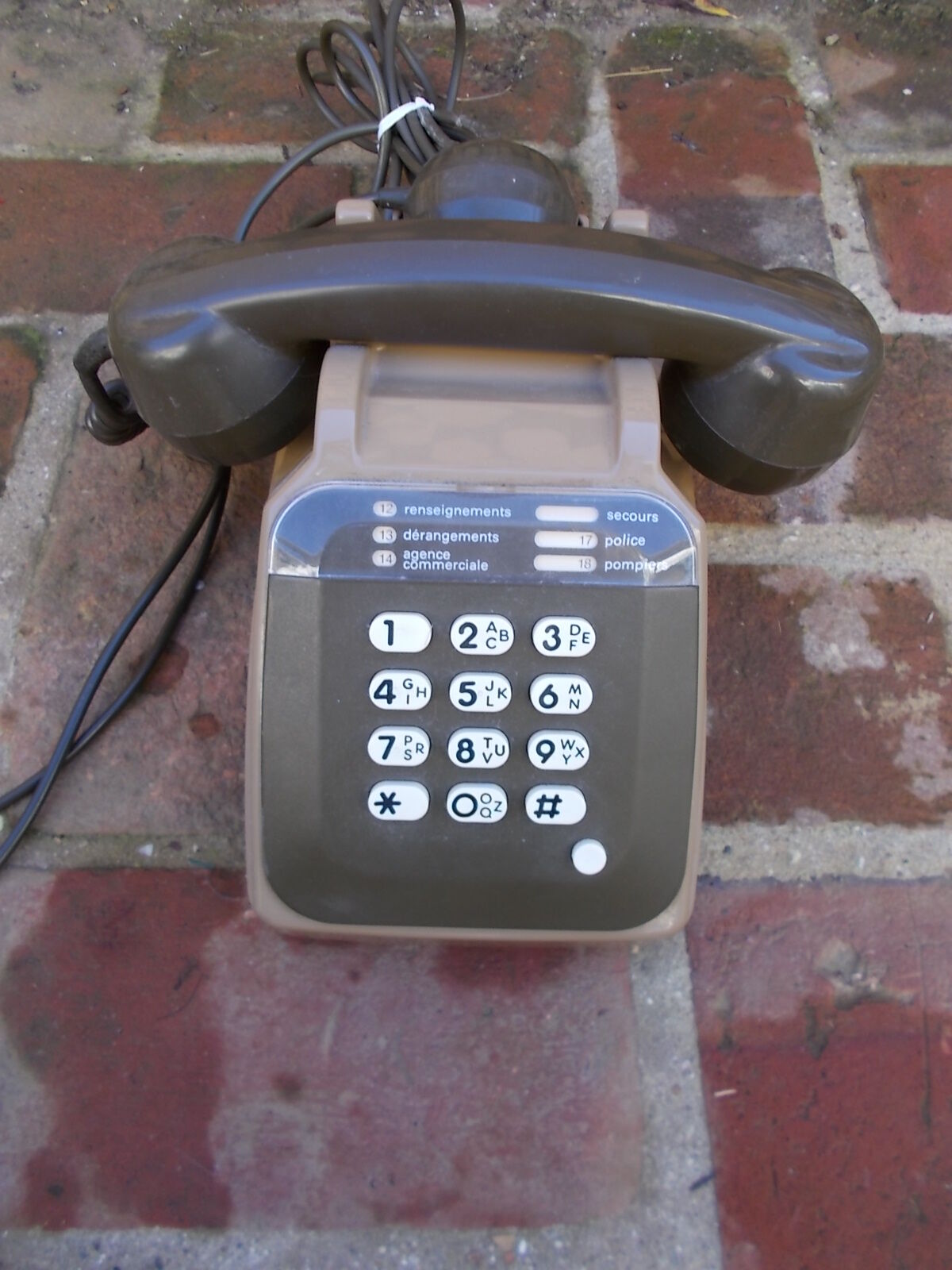 Vintage push-button telephone
