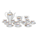 Vintage coffee service in porcelain by Epiag Czechoslovakia