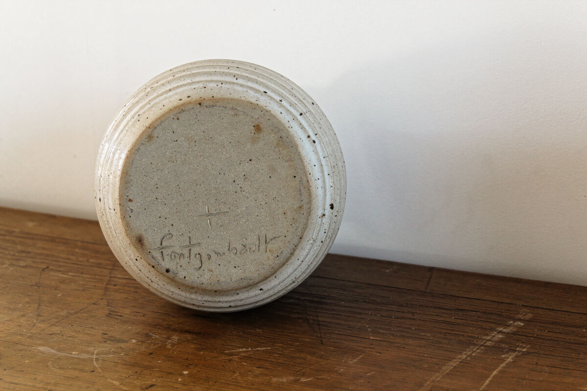 Vase in sandstone, Abbey of Fontgombault