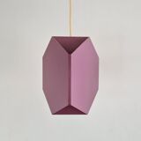 Set of 2 purple Seks-Tre pendant lamps by Ole Panton for Lyfa, Denmark 1960's